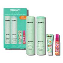 Conjunto de cuidados com o cabelo Amika Super Strength Repair Wash + Care