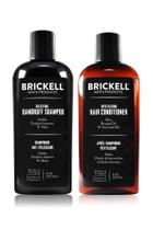 Conjunto de cuidados com o cabelo Brickell Shampoo e condicionador para caspa masculino