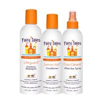 Conjunto de cuidados com o cabelo Fairy Tales Swim Shampoo, condicionador e spray Conjunto de cuidados com o cabelo Fairy Tales Swim Shampoo, condicionador e spray