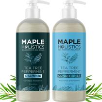 Conjunto de cuidados com o cabelo Maple Holistics Tea Tree Peppermint 480 ml