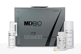 Conjunto de cuidados com o cabelo MD PLUS BIO para reparo de transplante capilar (3 meses)