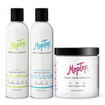 Conjunto de cuidados com o cabelo MopTop Gentle Shampoo + Light Conditioner + Gel Conjunto de cuidados com o cabelo MopTop Gentle Shampoo + Light Conditioner + Gel