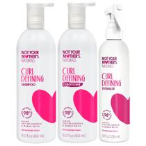 Conjunto de cuidados com o cabelo Not Your Mother's Naturals Curl, pacote com 3