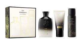 Conjunto de cuidados com o cabelo ORIBE Obsessed, pacote de 3 unidades, preto