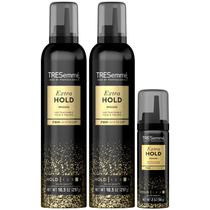 Conjunto de cuidados com o cabelo TRESemmé Extra Hold Mousse 3 peças