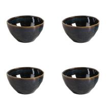 Conjunto de Cumbucas 04 Peças 560ml Orgânico Oceano Porto Brasil