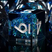 Conjunto de dados AUSTOR 7-Die DND feito à mão Polyhedral Dungeons Dragons