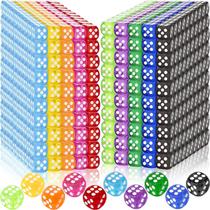 Conjunto de dados Beieverluck colorido 14 mm, 6 lados, 300 peças