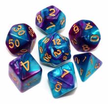 Conjunto de dados CREEBUY Acrylic DND RPG para Dungeon and Dragons