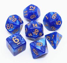 Conjunto de dados CREEBUY Blue para RPG de D&D de Dungeon and Dragons