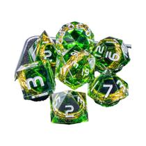 Conjunto De Dados D6 De Resina DnD Para Jogos De Tabuleiro Dungeons And Dragons Presente