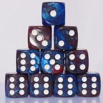 Conjunto de dados de acrílico de 16 mm e 10 peças para jogos de RPG MTG DND Conjunto de dados de acrílico de 16 mm e 10 peças para jogos de RPG MTG DND