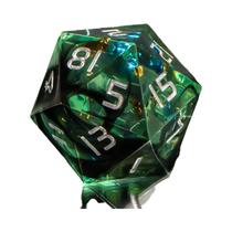 Conjunto De Dados De Borda Afiada De Resina DND Feito À Mão Para Jogos RPG D20 D12 D10 D8 D6 D4