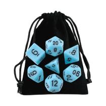 Conjunto De Dados De Efeito Retrô Em Acrílico De Alta Qualidade Para Jogos De Tabuleiro DND RPG