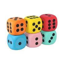 Conjunto De Dados De Espuma Grande De 80mm Para Aprendizado De Crianças Em Matemática E Jogos De Conjunto De Dados De Espuma Grande De 80mm Para Aprendizado De Crianças Em Matemática E Jogos De