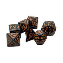 Conjunto De Dados DND Com Tema De Halloween, 7 Peças, Dados Poliedrais Para Jogos De Tabuleiro,