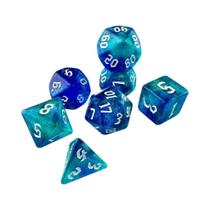 Conjunto De Dados DND De Fonte Retrô Multicolorida Para Entretenimento De Lembrança De Jogos De