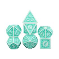 Conjunto De Dados DND Multifacetados De 16mm-20mm Para Jogos De Tabuleiro, Ensino De Matemática E