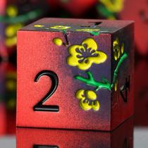 Conjunto de dados DNDND Metallic Flowers D&D com estojo de presente 150 g 7 unidades Conjunto de dados DNDND Metallic Flowers D&D com estojo de presente 150 g 7 unidades