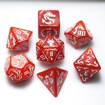 Conjunto de dados Dungeon and Dragons D&D MTG 7-Die RPG Polyhedral Conjunto de dados Dungeon and Dragons D&D MTG 7-Die RPG Polyhedral