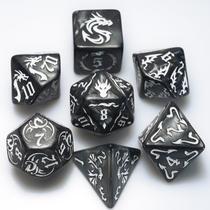 Conjunto de dados Dungeon and Dragons D&D MTG 7-Die RPG Polyhedral
