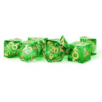 Conjunto de dados FanRoll Metallic Dice Games Aegis of Hope Elixir Liquid Core DND