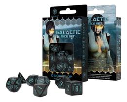 Conjunto De Dados Galatic Preto E Azul