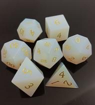 Conjunto de dados Gemstone Collection Amatolo Jade for Dungeons & Dragons