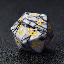 Conjunto de dados Gemstone DND RULE DICE 7PCS poliédrico para masmorras Conjunto de dados Gemstone DND RULE DICE 7PCS poliédrico para masmorras