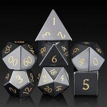 Conjunto de dados: pedra preciosa de hematita DNDND com caixa de metal, 7 unidades