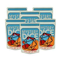 Conjunto de dados poliédricos 1985 Games Mystery Dice, 7 unidades x 6 pacotes