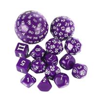 Conjunto De Dados Poliédricos De 15 Peças, Acessórios Para Jogos De Tabuleiro DND RPG, Cubos