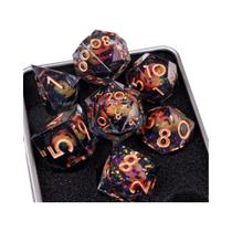 Conjunto De Dados Poliédricos De Resina Com Borda Afiada Beholder Eye Para Dungeons And Dragons