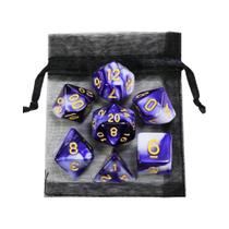 Conjunto De Dados Portátil Com 9 Estilos Para Jogos De RPG DND TRPG, Cores Misturadas Com Bolsa