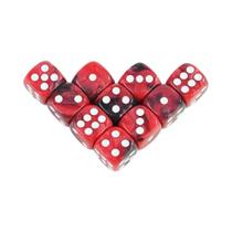 Conjunto De Dados Premium De 12mm Em Cores Misturadas Para Jogos De Tabuleiro, Pacote Com 10