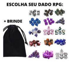 Conjunto De Dados Rpg De Mesa Modelo D&d D4 D6 D8 D10 D20