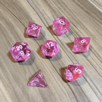 Conjunto de Dados - Translucido - Rosa
