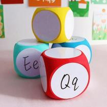 Conjunto De Dados VA Apagáveis Com Duas Canetas Para Quadro Branco Para Ensino Infantil