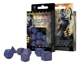 Conjunto De Dados Wizard Azul Escuro E Laranja