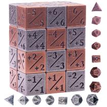 Conjunto de Dados ZERMAL Metal MTG Counter 24+14 Peças Conjunto de Dados ZERMAL Metal MTG Counter 24+14 Peças