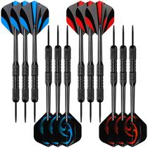 Conjunto de dardos Accomor Steel Tip 24g Professional Metal, pacote com 12 Conjunto de dardos Accomor Steel Tip 24g Professional Metal, pacote com 12
