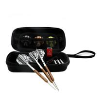 Conjunto de Dardos CUESOUL Big Beast 90% Tungstênio 26g com Estojo Conjunto de Dardos CUESOUL Big Beast 90% Tungstênio 26g com Estojo