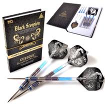 Conjunto de Dardos CUESOUL Escorpião Preto 26 g Tungstênio Azul Conjunto de Dardos CUESOUL Escorpião Preto 26 g Tungstênio Azul