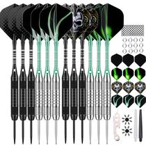 Conjunto de Dardos DARTSPACE 12 Unidades Ponta de Metal 22/24g Aço Conjunto de Dardos DARTSPACE 12 Unidades Ponta de Metal 22/24g Aço