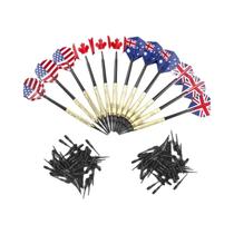 Conjunto De Dardos Profissionais 14g 12 Peças Com Pontas Macias 36100 Acessórios Para Dardos