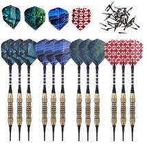 Conjunto de Dardos Soft Tip SHOT TAKER CO. 18g Latão 12 Peças Conjunto de Dardos Soft Tip SHOT TAKER CO. 18g Latão 12 Peças
