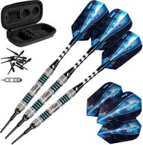 Conjunto de dardos Viper Astro 80% Tungsten Soft Tip 18 g com estojo Conjunto de dardos Viper Astro 80% Tungsten Soft Tip 18 g com estojo