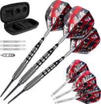 Conjunto de dardos Viper Blitz 95 com ponta de aço tungstênio 24g com estojo Conjunto de dardos Viper Blitz 95 com ponta de aço tungstênio 24g com estojo