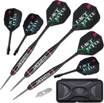 Conjunto de dardos Viper Vanity Series Dart B*tch Steel Tip 22g com estojo Conjunto de dardos Viper Vanity Series Dart B*tch Steel Tip 22g com estojo