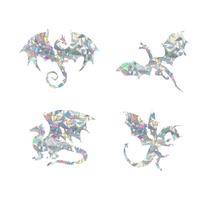 Conjunto de decalques anticolisão Window Colings para ataques de pássaros